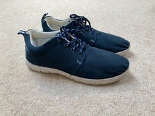 BOYS HENLEYS LACE UP TRAINERS NAVY UK 5 SHOES KIDS 