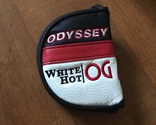 NEW Odyssey White Hot Mid Mallet OG Mallet 2-Ball Putter Golf Head Cover.