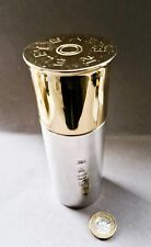 Large novelty sterling silver hip flask ,Birmingham 1996