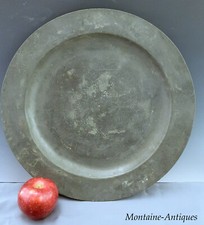 Pewter Charger 14 7/8" circa