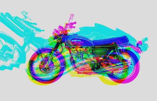 Photo honda cb500 four 1971 - a4,