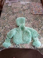 Hand knitted loopy jacket