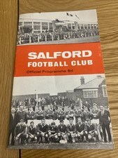 Salford V New Zealand 11/11/1970 Rugby League Programme