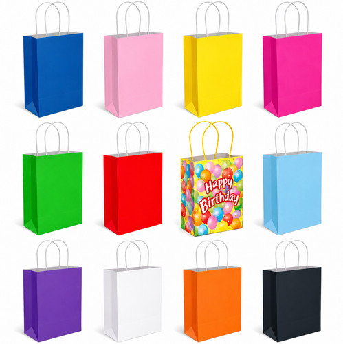 Party gift bags with handles - with,