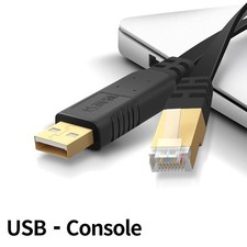USB Console Cable USB to RJ45 Serial Console Cable for Routers/Switches/Serves