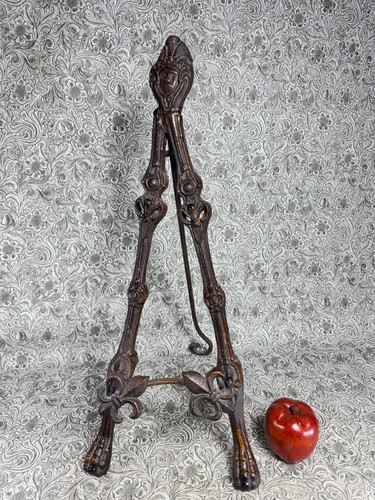 Antique cast iron ornate art - cast,