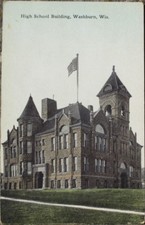 Washburn, WI 1910 Postcard