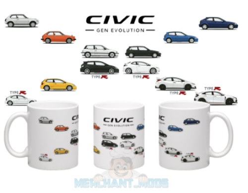 New honda civic jdm mug - civic,