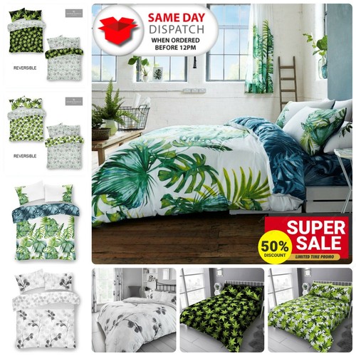 Tropical leaf duvet - leaf, set