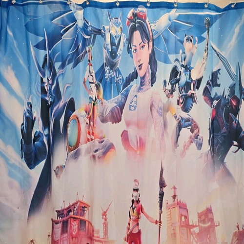 Fortnite bathroom curtain - fortnite,