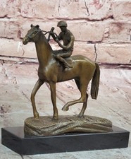 Handcrafted Bronze Polo Player
