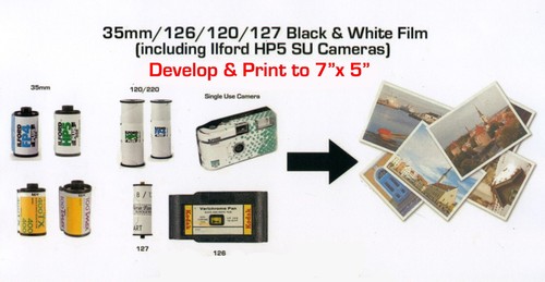 Black white film - develop, to