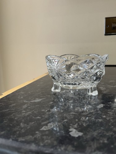 Lead crystal desert bowls - crystal,