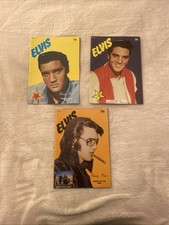 3 Elvis Presley Elvisly Yours Magazine Memorabilia Posters 24” x 23.5”