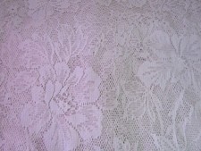 NET CURTAINS 326 cm long POLE HEM x 89 cm drop #1