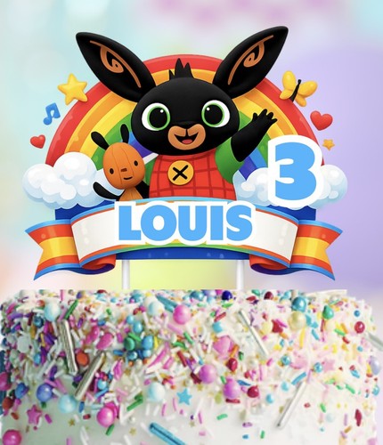 Bing bunny cake topper - bunny,