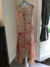 1920s chiffon flapper dress -