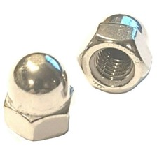 Suzuki GT250 - A2 Stainless M10 x 1.25 Dome Nut Packs. Nice Nuts. Multi Listing.