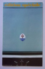 MASERATI GHIBLI & INDY orig 1972 Sales Brochure in English & French