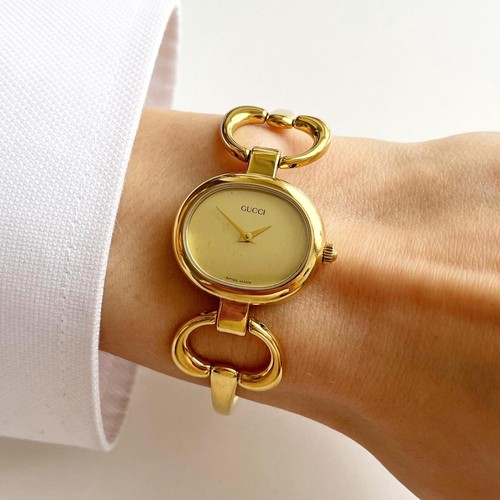 Gucci watch gold vintage - watch,,