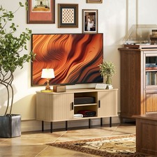 TV Unit Cabinet for TVs up to 55 Inches with Storage Shelves