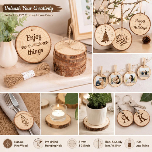 Ilauke 30pcs wooden discs - ilauke,