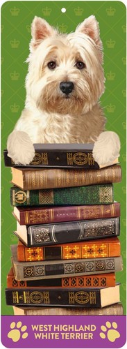 Westie dog bookmark gift - bookmark,