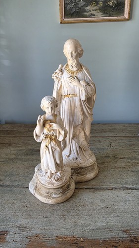 Antique french plaster - french,