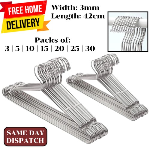 30x strong metal hangers heavy - hangers,
