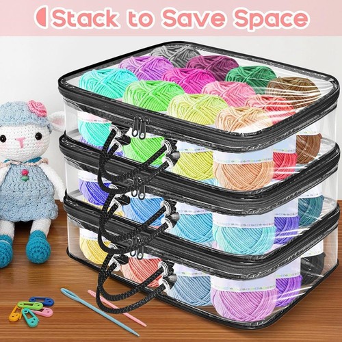 Pack clear yarn storage - 3,