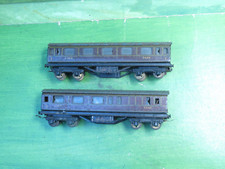 2 x Trix Pre-War Maroon