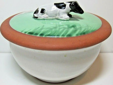 Butter Dairy Bowl/Pot Lidded