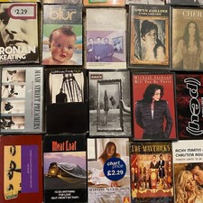 Vintage cassette tapes singles - vintage,