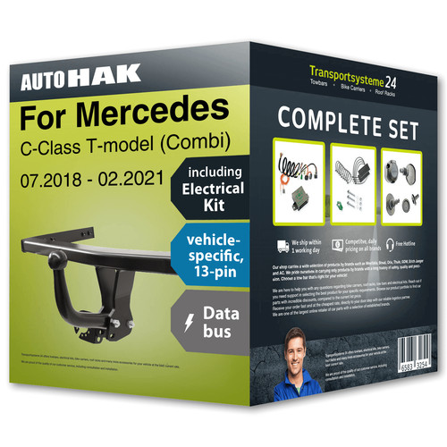 Towbar fixed for - , mercedes