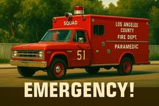 EMERGENCY TV SHOW *2X3 FRIDGE