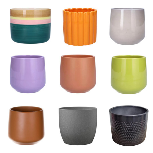 Ceramic cement indoor plant - cement,