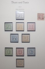 GERMAN STATES THURN & TAXIS 1866 -  Scarce Genuine Mint Set 