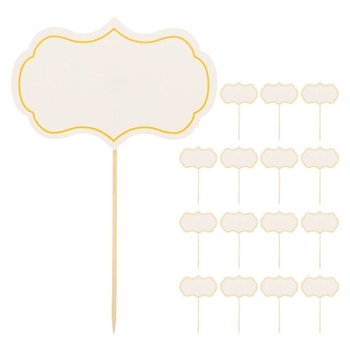 16pcs cheese markers blank - 16pcs,