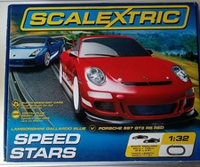 Scalextric C1243 Speed Stars Lamborghini Gallardo & Porsche 997 GT3