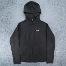 The North Face Women Hoodie Sweatshirt Regular Fit Medium Full Zip, Black