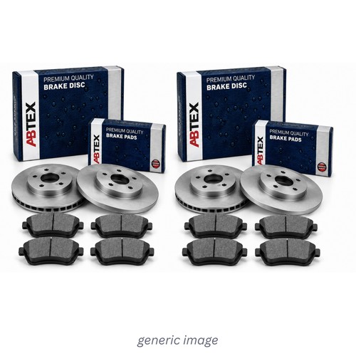 Front rear brake discs - front,