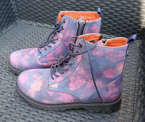 Moshulu ankle boots purple - ankle,