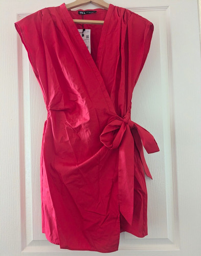 Zara red 100 - red, 100%