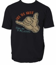 T Shirt Surf Mens Beach Retro Summer Hot Tuna Tee Wear Holiday Rainbow  S-3XL