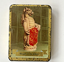 Vintage Tin By Edward Sharp & Sons Ltd of Maidstone Kent Dragon Of The Tudors