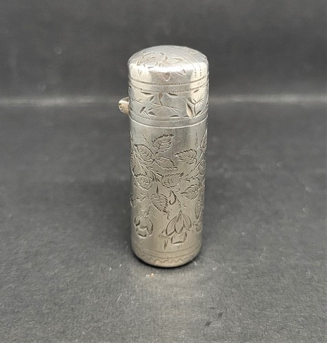 Victorian silver scent bottle - victorian,