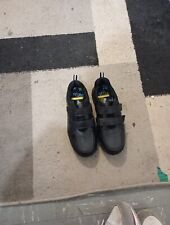 Hush Puppies Kids Shoe Black Boys Easy Fasten School Baltimore SIZE