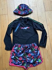 River Island Boys Shark Print 3 Piece Swim Set - Sizes from 5 to 12 Yrs