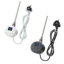 Bathroom Towel Radiator Thermostatic Electric Heating Element Timer 400-1000W