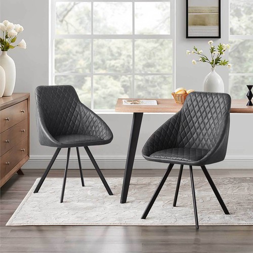 Dining chairs set metal - dining,